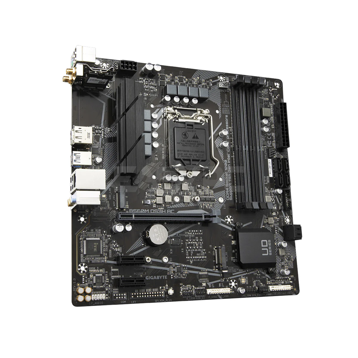 Gigabyte B560M-DS3H AC Socket LGA 1200 Ddr4 Gaming Motherboard - Image 3