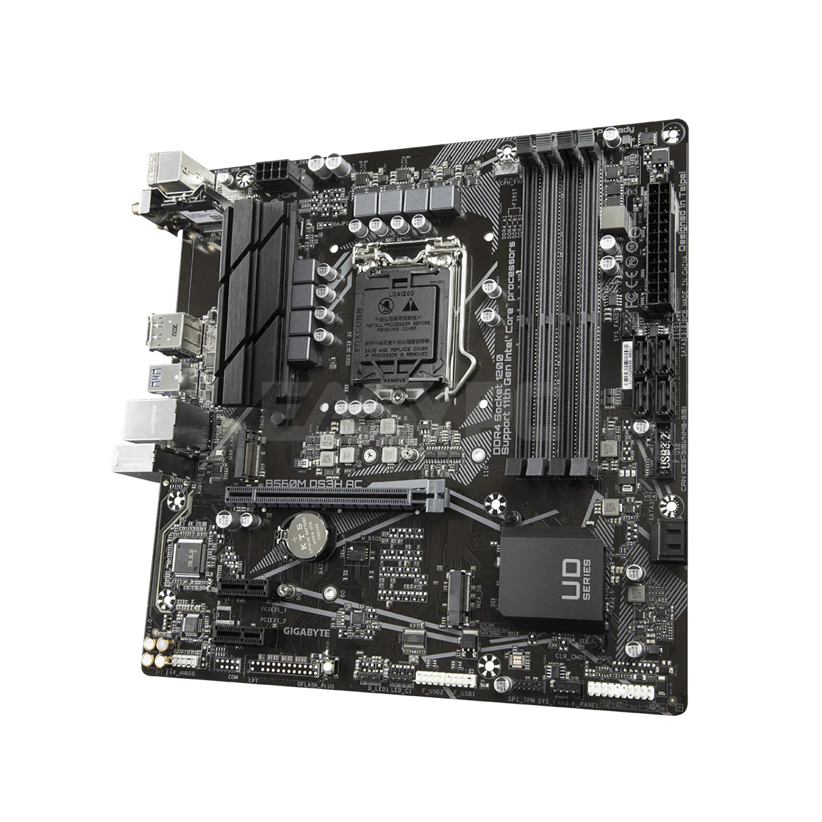 Gigabyte B560M-DS3H AC Socket LGA 1200 Ddr4 Gaming Motherboard - Image 4