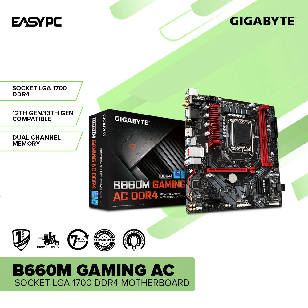 Gigabyte B660M GAMING AC Socket LGA 1700 Ddr4 Motherboard - Image 2