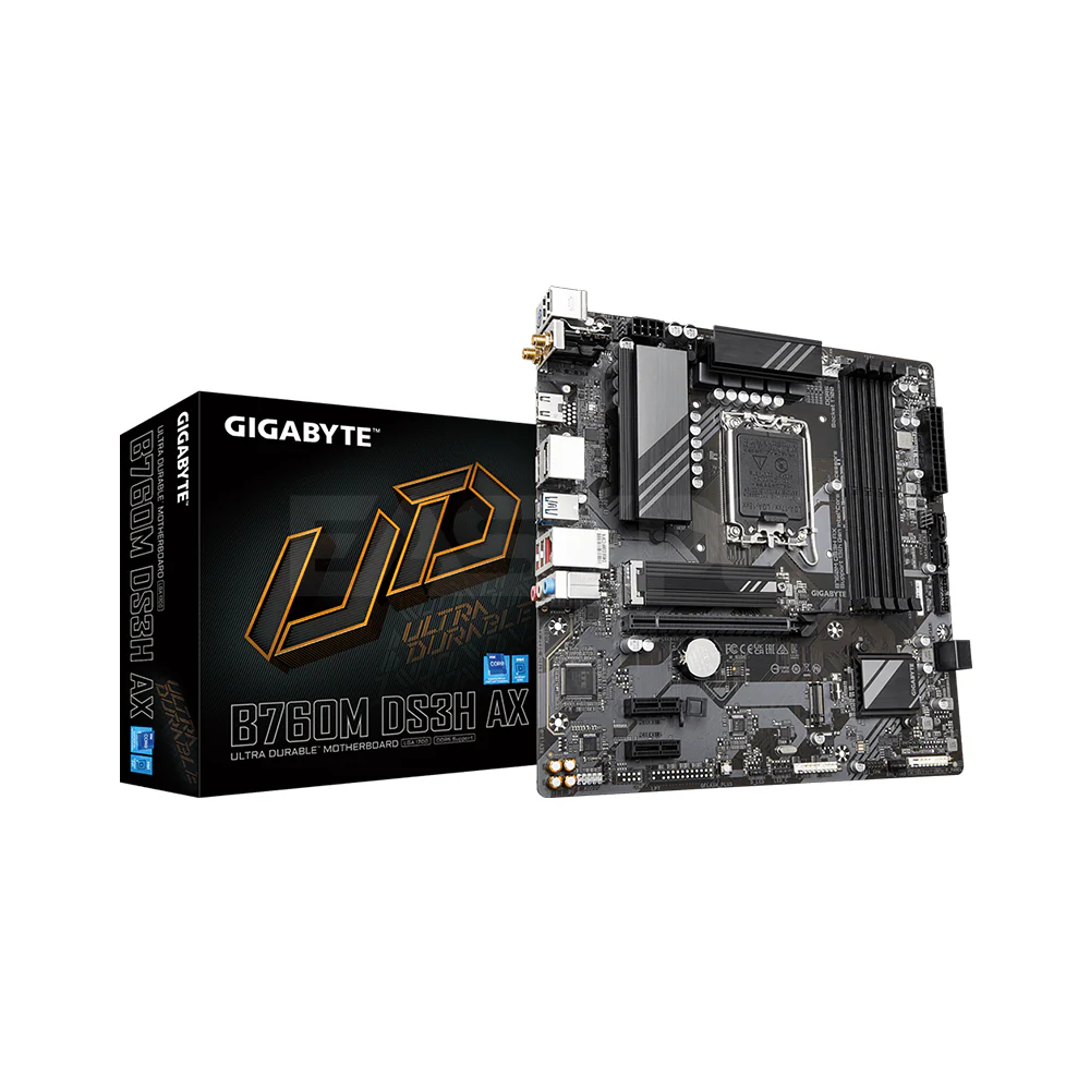 Gigabyte B760M DS3H AX DDR5 LGA1700 Motherboard - Image 3