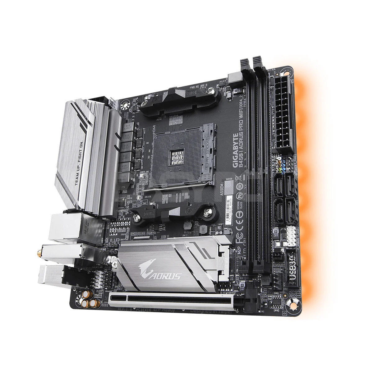 Gigabyte GA-B450i Pro Wifi Motherboard Socket Am4 Ddr4 - Image 3