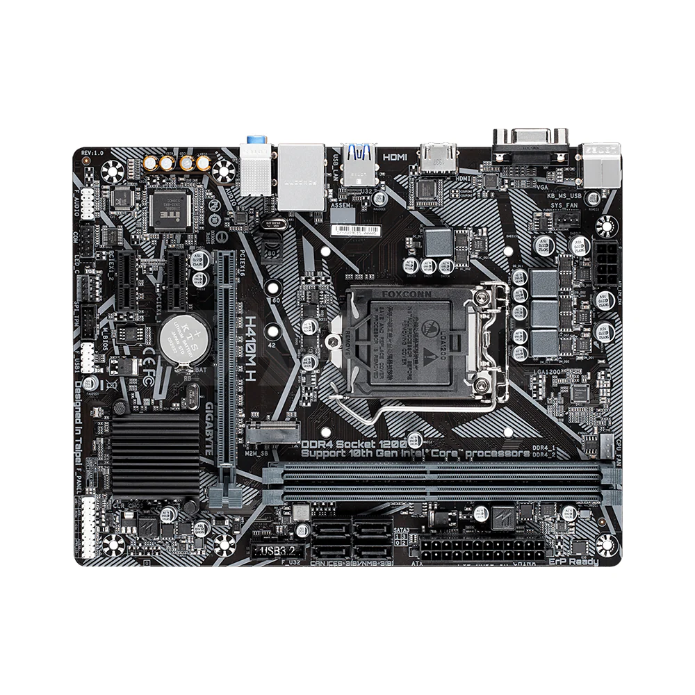 Gigabyte GA-H410-H LGA 1200 Ddr4 Motherboard - Image 4