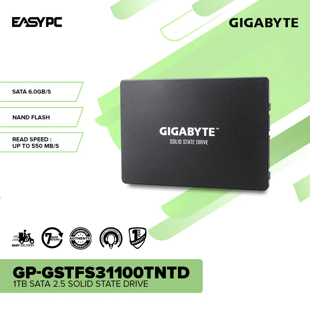 Gigabyte GP-GSTFS31100TNTD 1TB SATA 2.5 Solid State Drive - Image 2