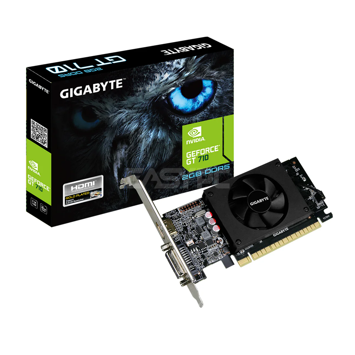 Gigabyte GT 710 Lowprofile Gaming Videocard 2gb 64bit GDdr5