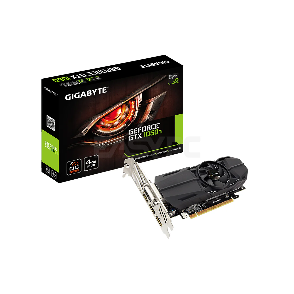 Gigabyte NVIDIA® GeForce GTX 1050Ti OC Low Profile 4gb 128bit GDdr5 Gaming Videocard