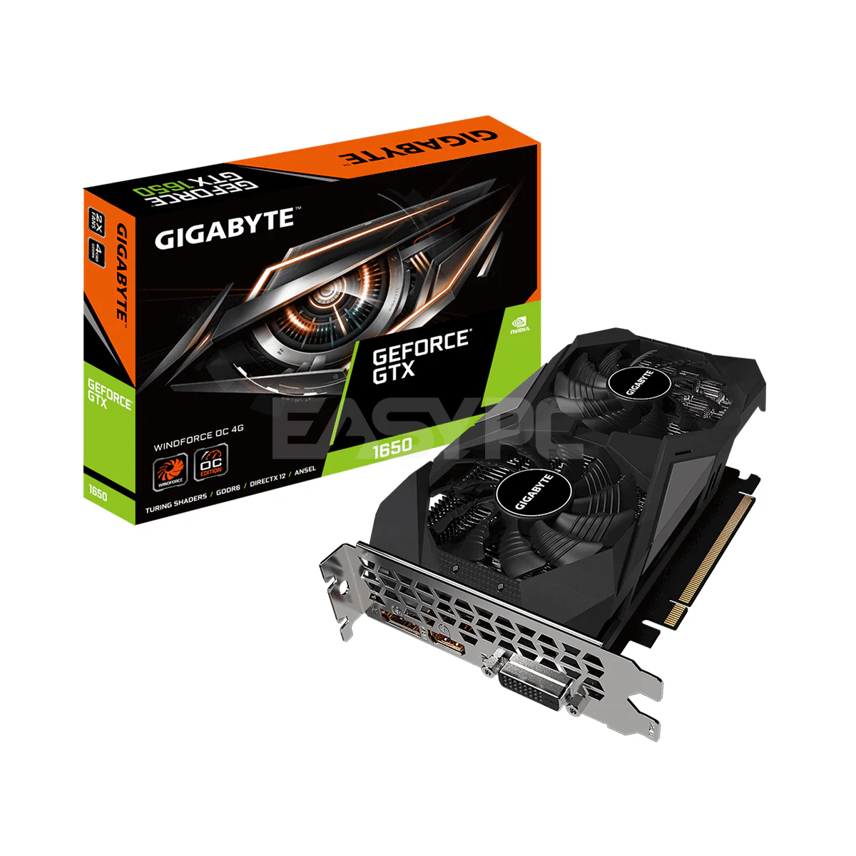 Gigabyte NVIDIA® GeForce GTX™ 1650 D6 Windforce OC 4GB 128bit GDDR6 Rev 2.0 Gaming Videocard