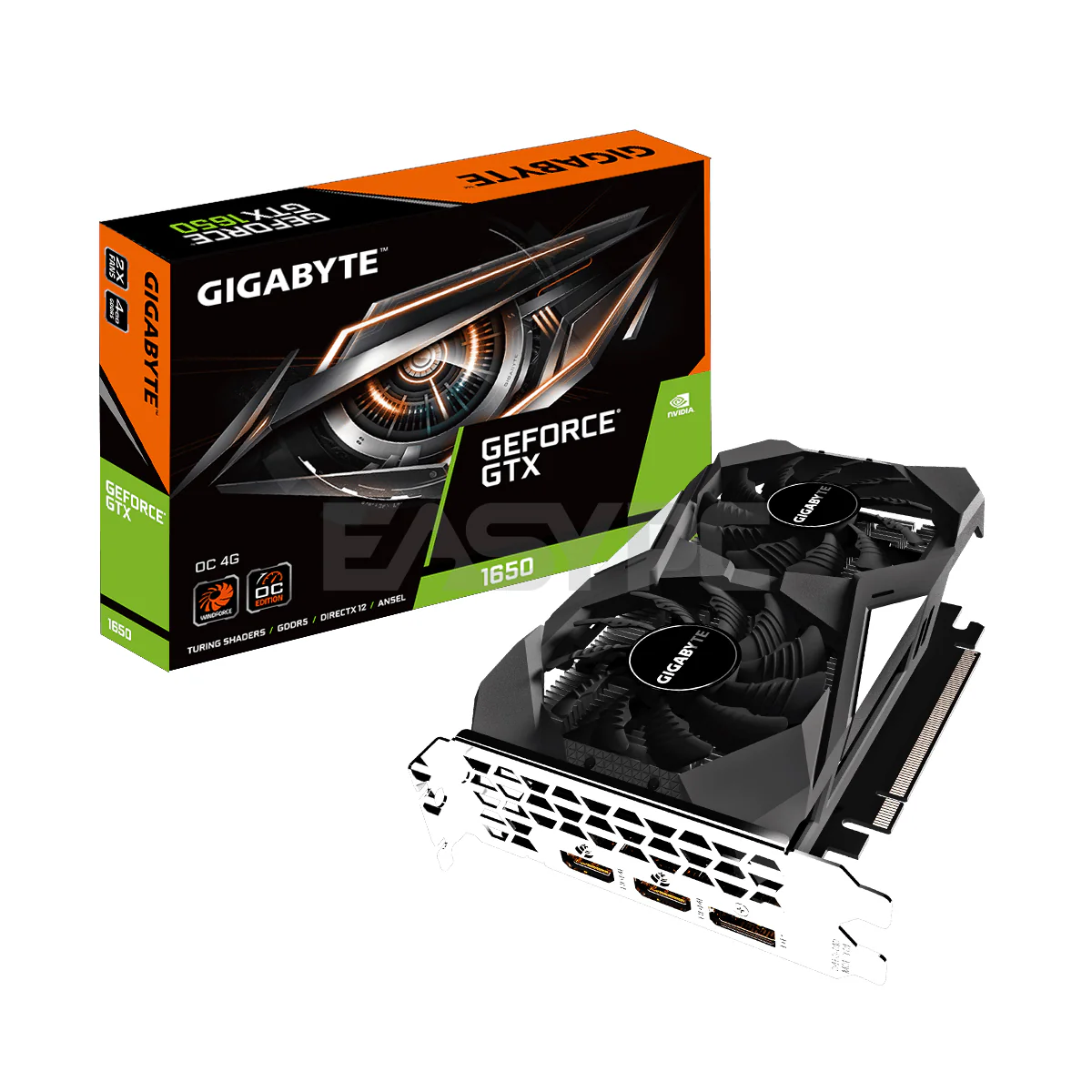 Gigabyte NVIDIA® GeForce GTX™ 1650 OC D5 4G Dual Fan 4GB 128bit GDDR5 Gaming Videocard