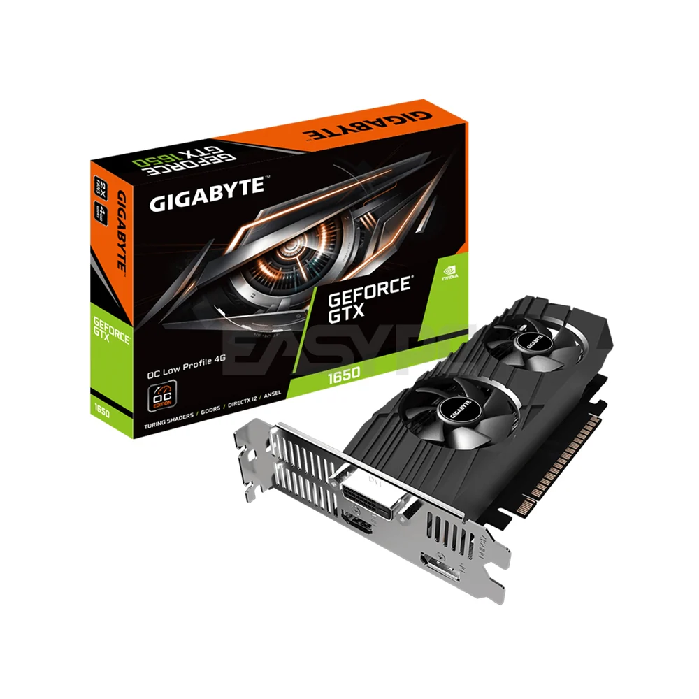 Gigabyte NVIDIA® GeForce GTX 1650 OC Low Profile 4gb 128bit GDdr6 Gaming Videocard