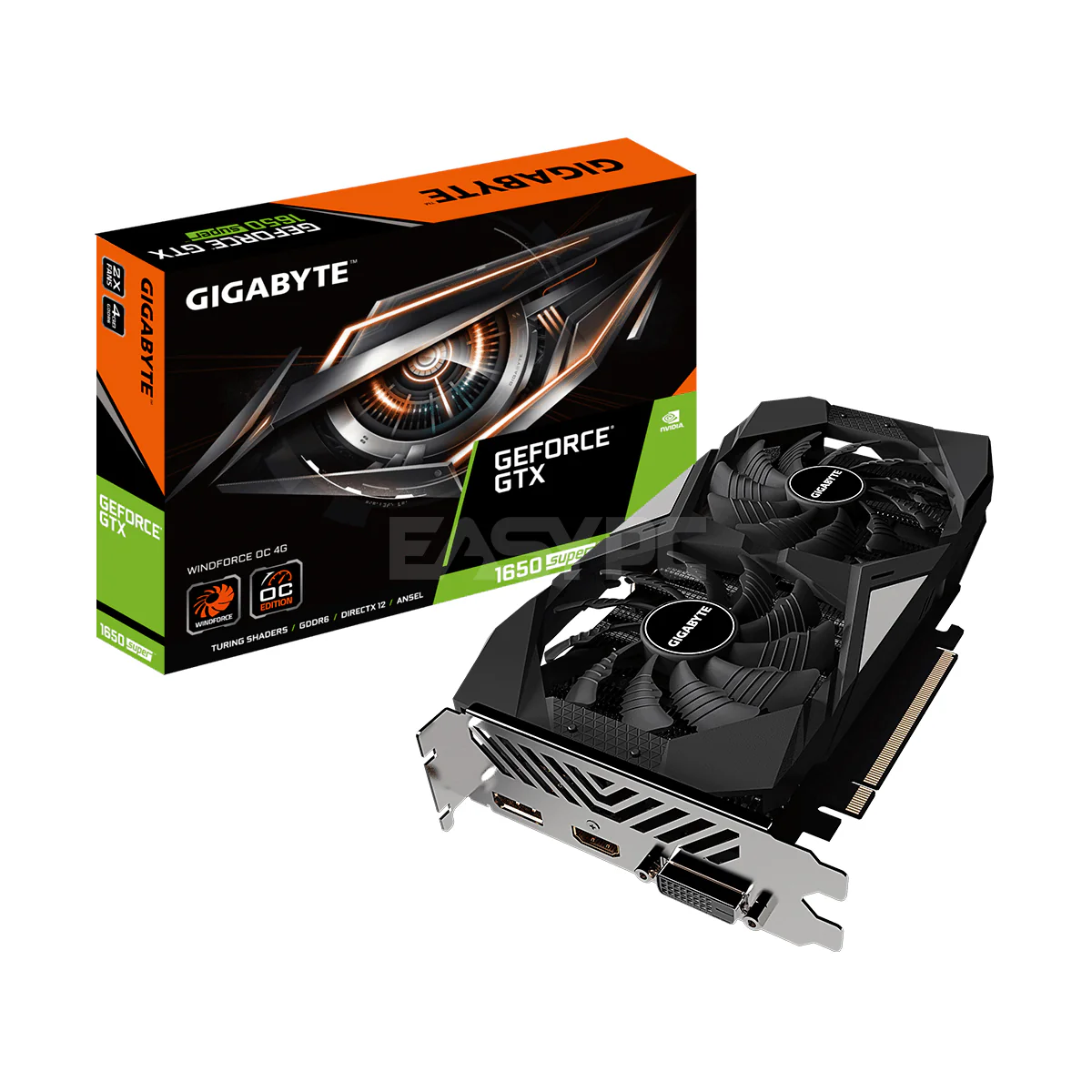Gigabyte NVIDIA® GeForce GTX™ 1650 Super Windforce OC Gaming Videocard 4GB 128bit GDdr6