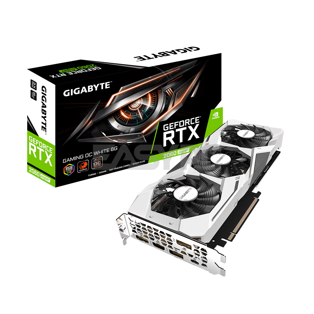 Gigabyte NVIDIAÂ® GeForce RTXÂ™ 2060 Super Gaming OC Videocard 8gb 256bit GDdr6 White
