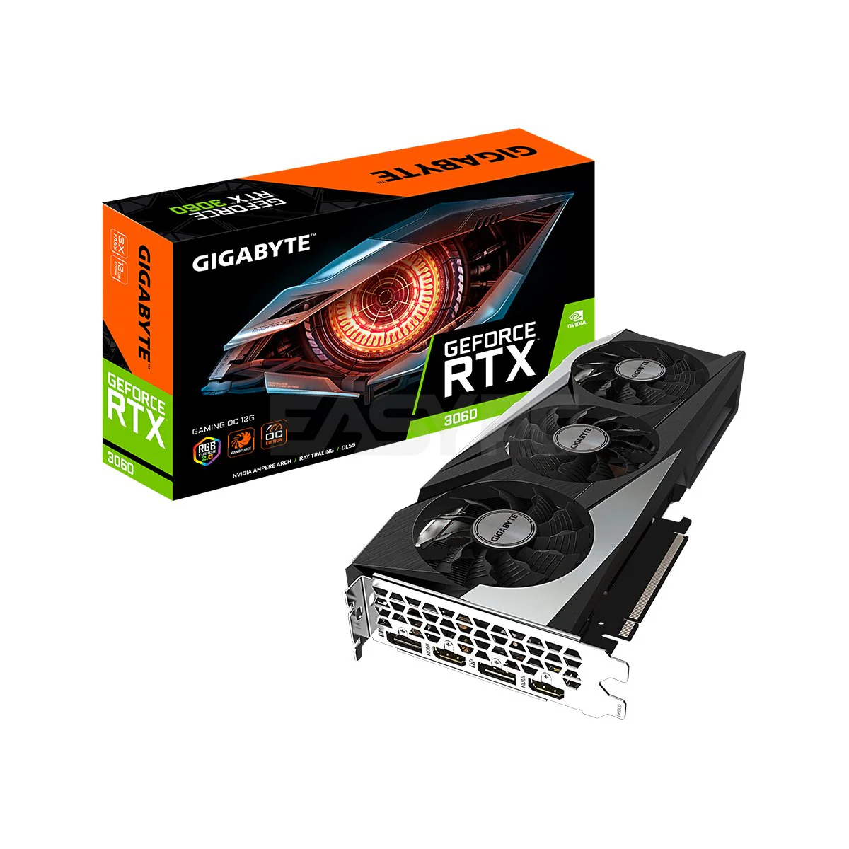 Gigabyte NVIDIA® GeForce RTX™ 3060 Gaming OC 12gb 192bit GDdr6 Graphics Card Gaming Videocard