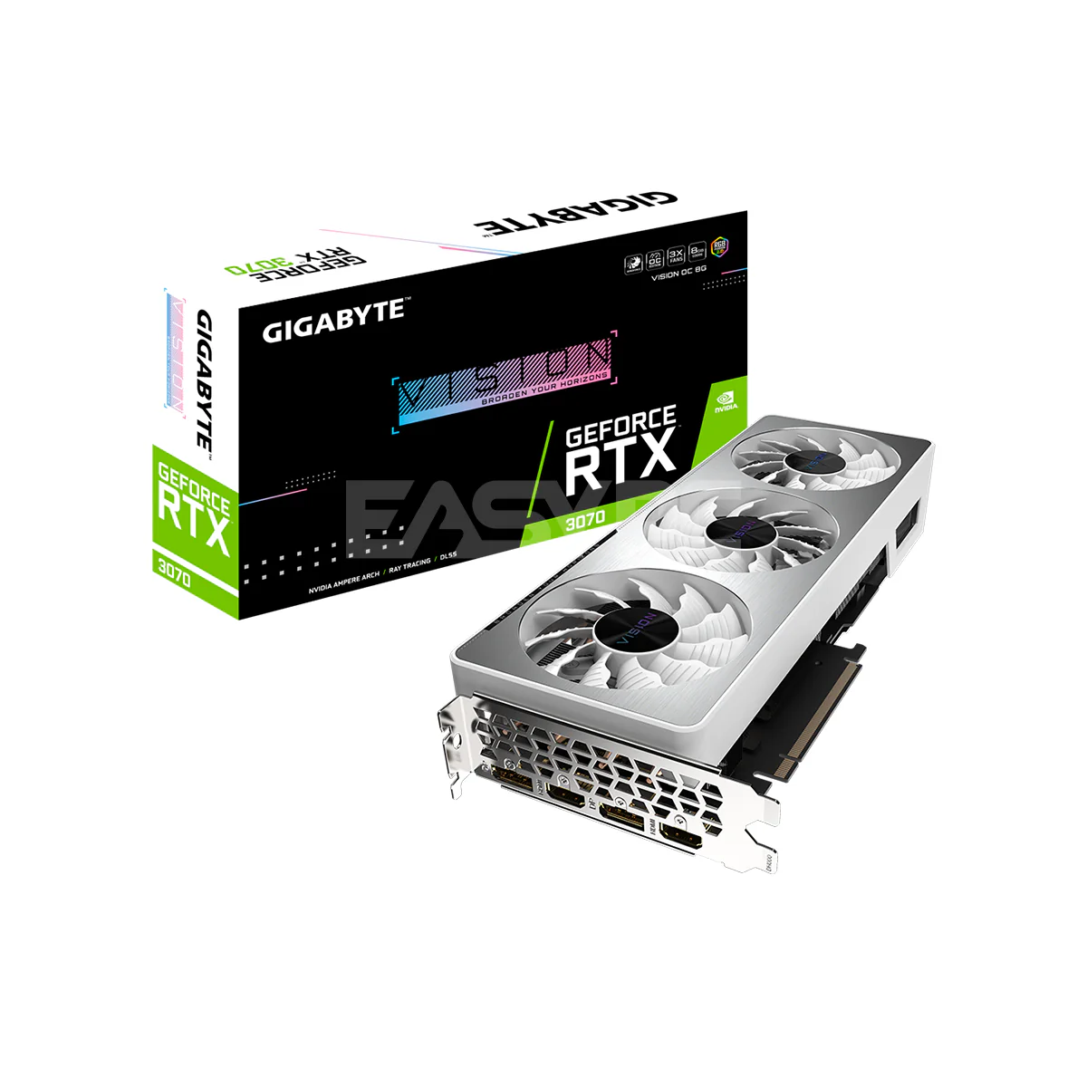 Gigabyte NVIDIA® GeForce RTX™ 3070 Vision OC 8gb 256Bit GDdr6 Gaming Videocard