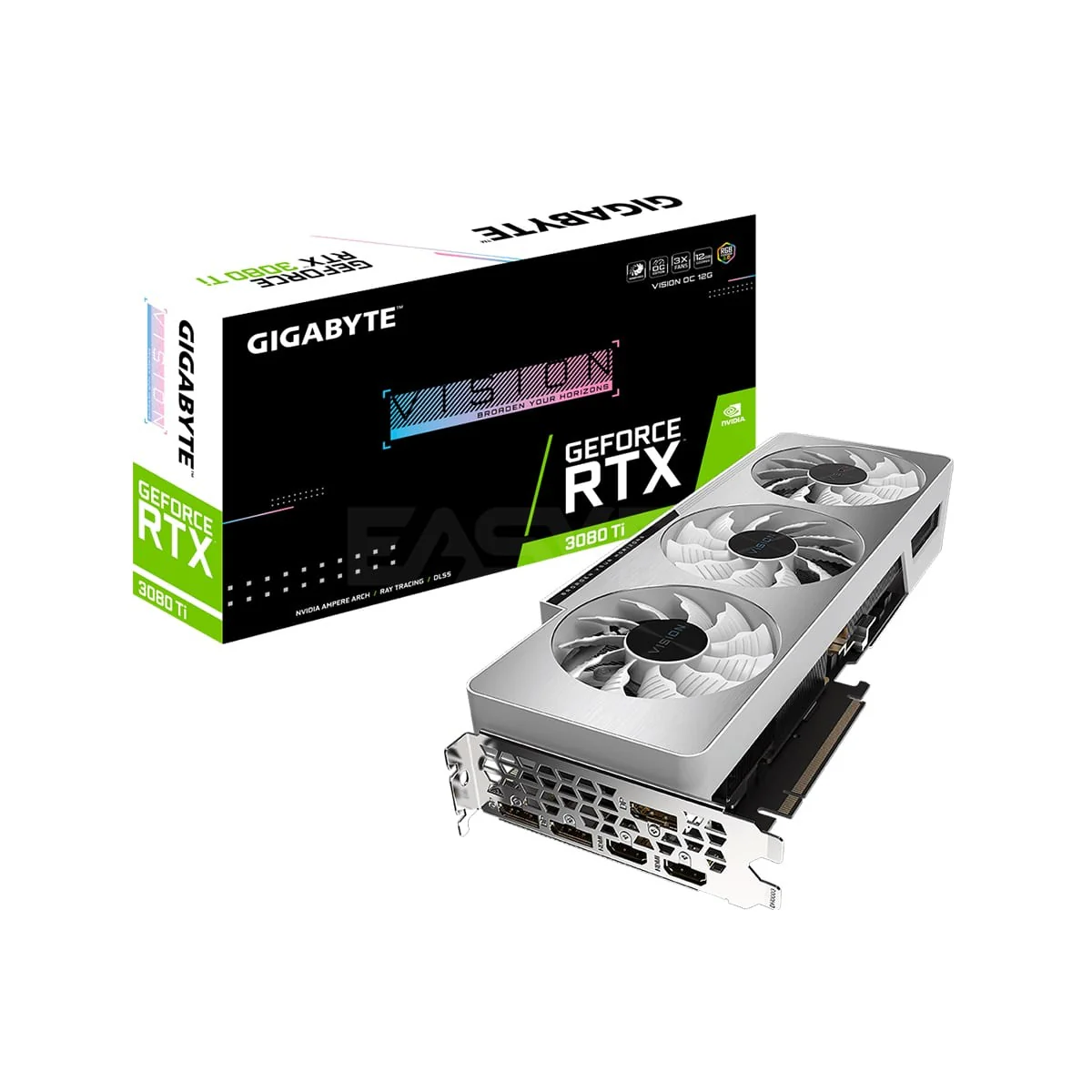 Gigabyte NVIDIAÂ® GeForce RTXÂ™ 3080Ti Vision OC GV-N308TVISION-OC-12GD 12gb 384bit GDdr6X Gaming Videocard