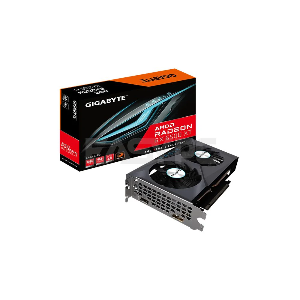 Gigabyte Rx 6500xt Eagle GV-R65XTEAGLE-4GD 4gb 64bit GDdr6 WINDFORCE Gaming Videocard