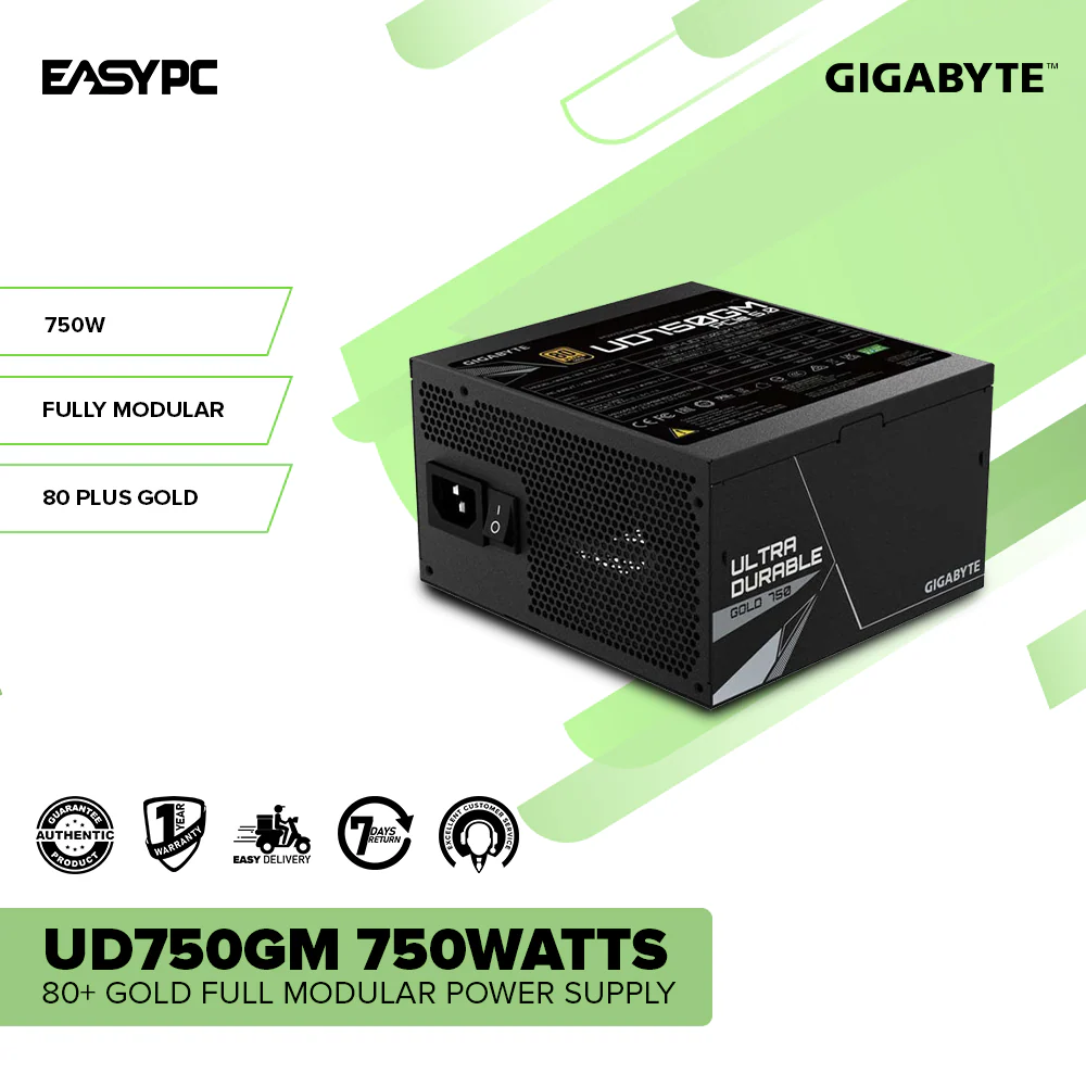 Gigabyte UD750GM 750watts 80+ Gold Full Modular Power Supply - Image 2