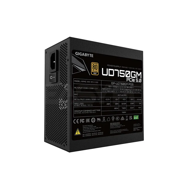Gigabyte UD750GM 750watts 80+ Gold Full Modular Power Supply - Image 4