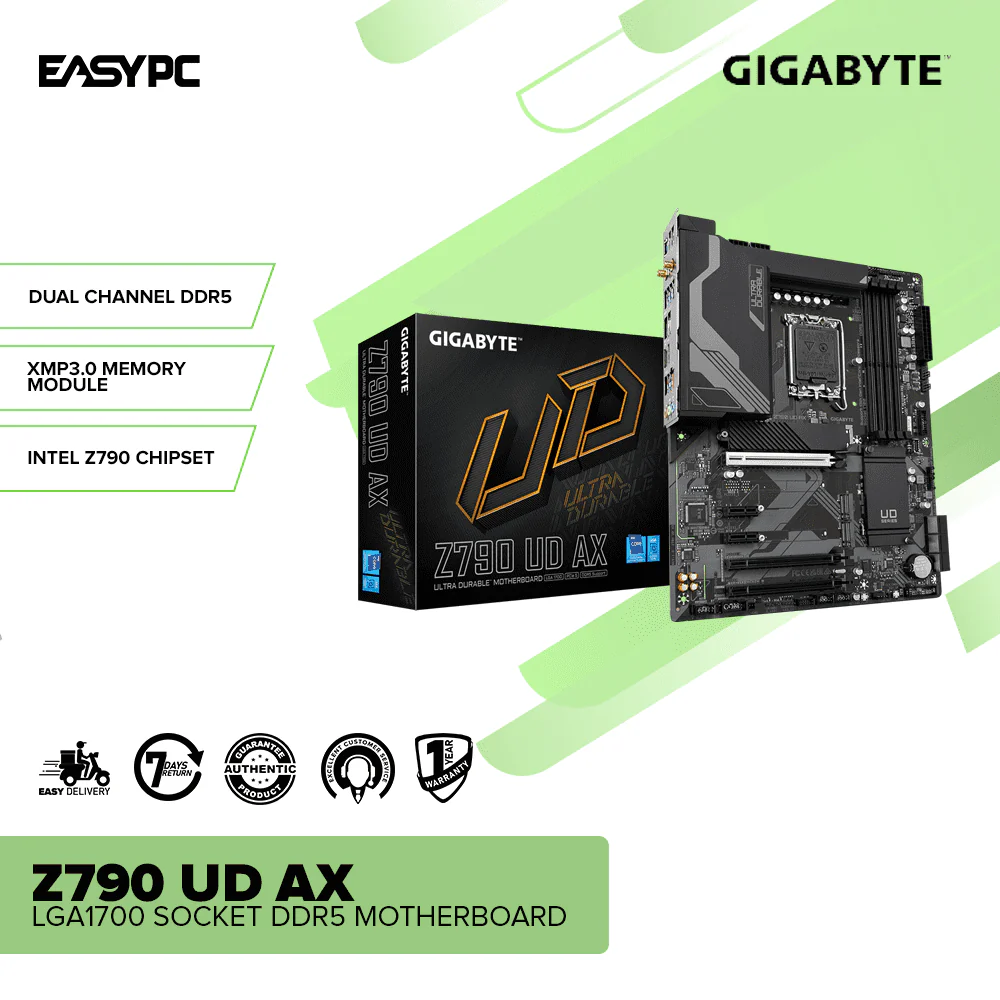 Gigabyte Z790 UD AX LGA1700 Socket DDR5 Motherboard - Image 2