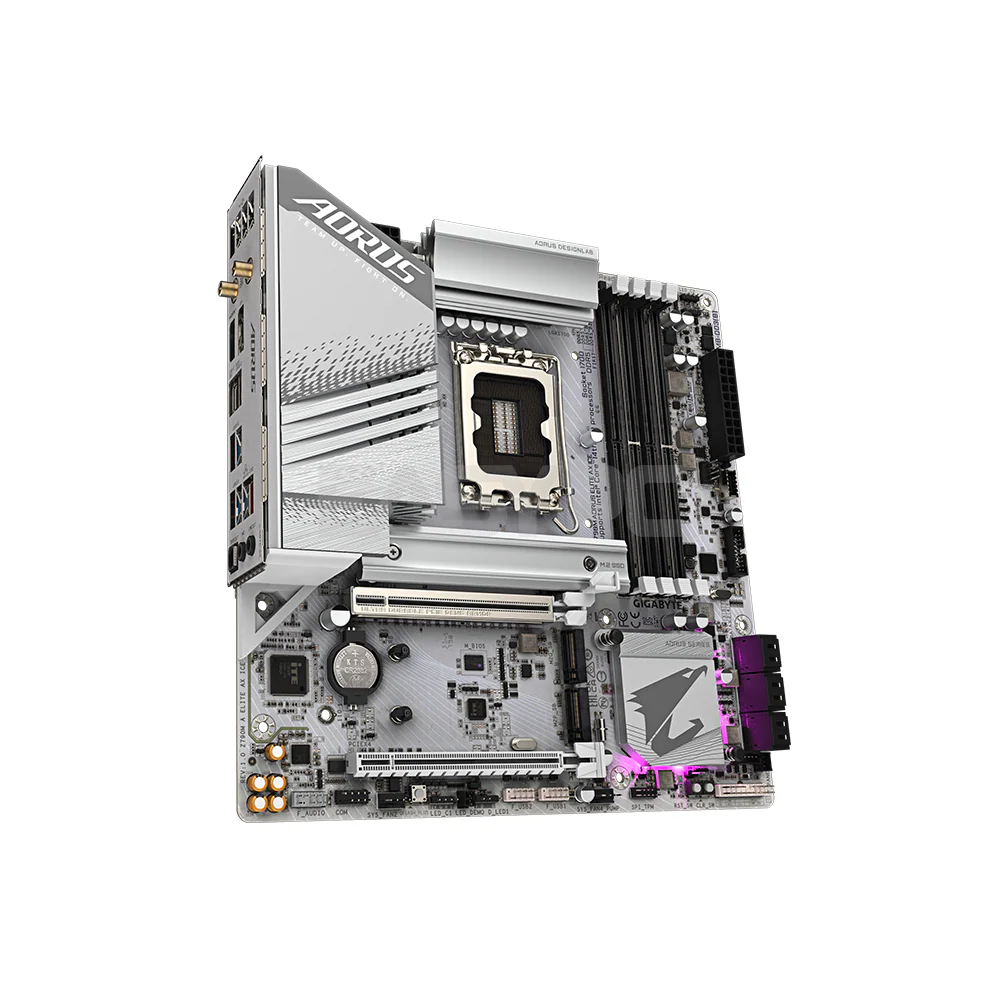 Gigabyte Z790M-A-ELITE-AX-ICE Socket LGA 1700 DDR5 Motherboard - Image 4