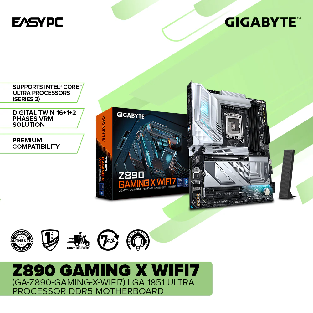 Gigabyte Z890 GAMING X WIFI7 (GA-Z890-GAMING-X-WIFI7) LGA 1851 Ultra Processor DDR5 Motherboard - Image 2
