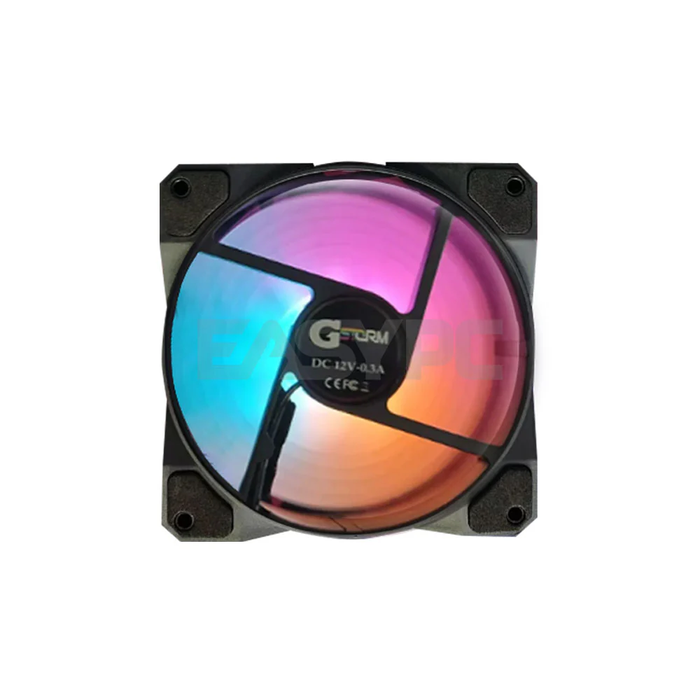 Gstorm Blaze FS 120mm RGB and LED Lighting Chassis Fan Black