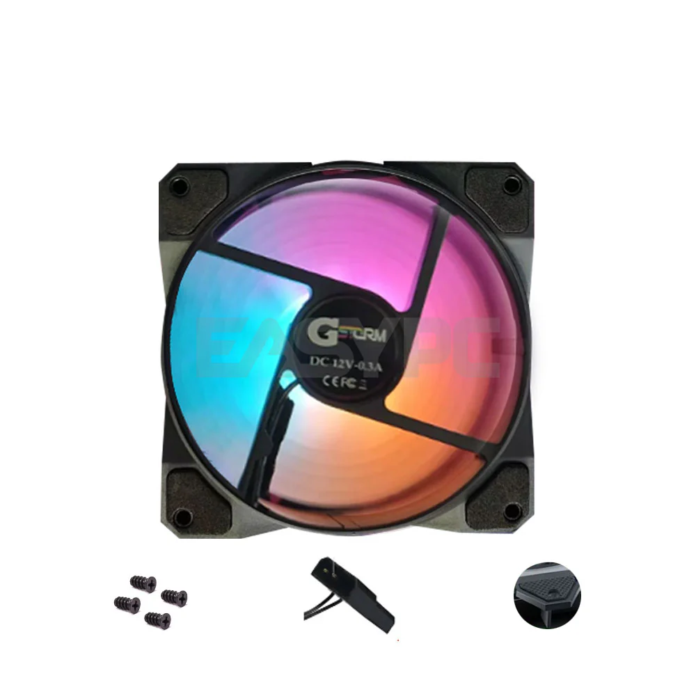 Gstorm Blaze FS 120mm RGB and LED Lighting Chassis Fan Black - Image 3