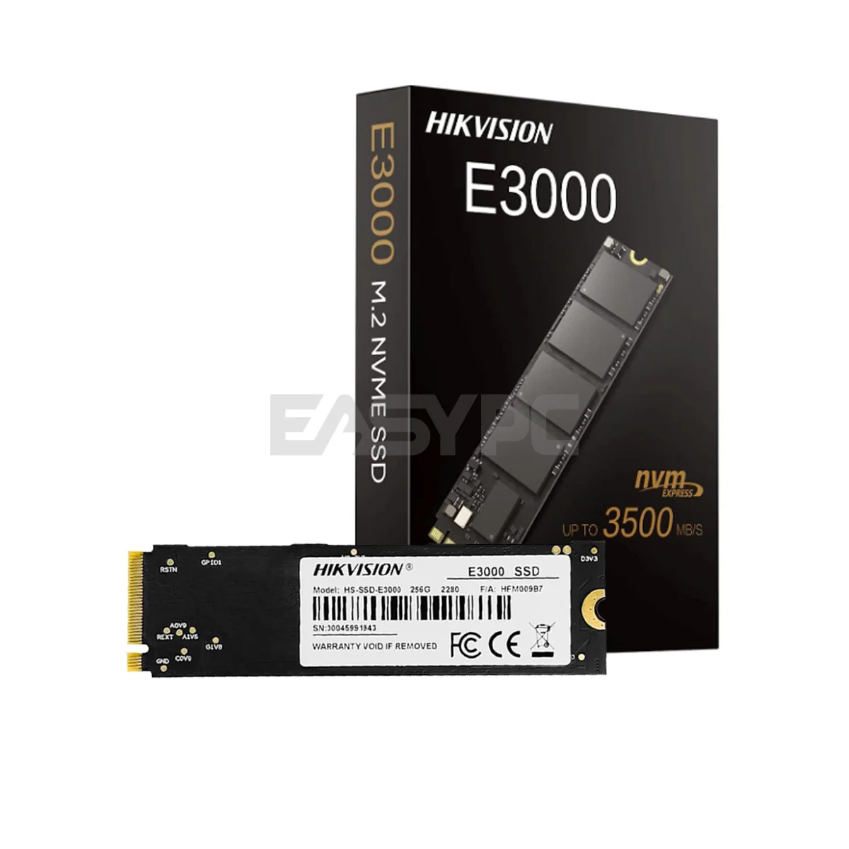 Hikvision E3000 256GB/512GB M.2 PCI-e Gen3x4 NVMe Solid State Drive - Image 5