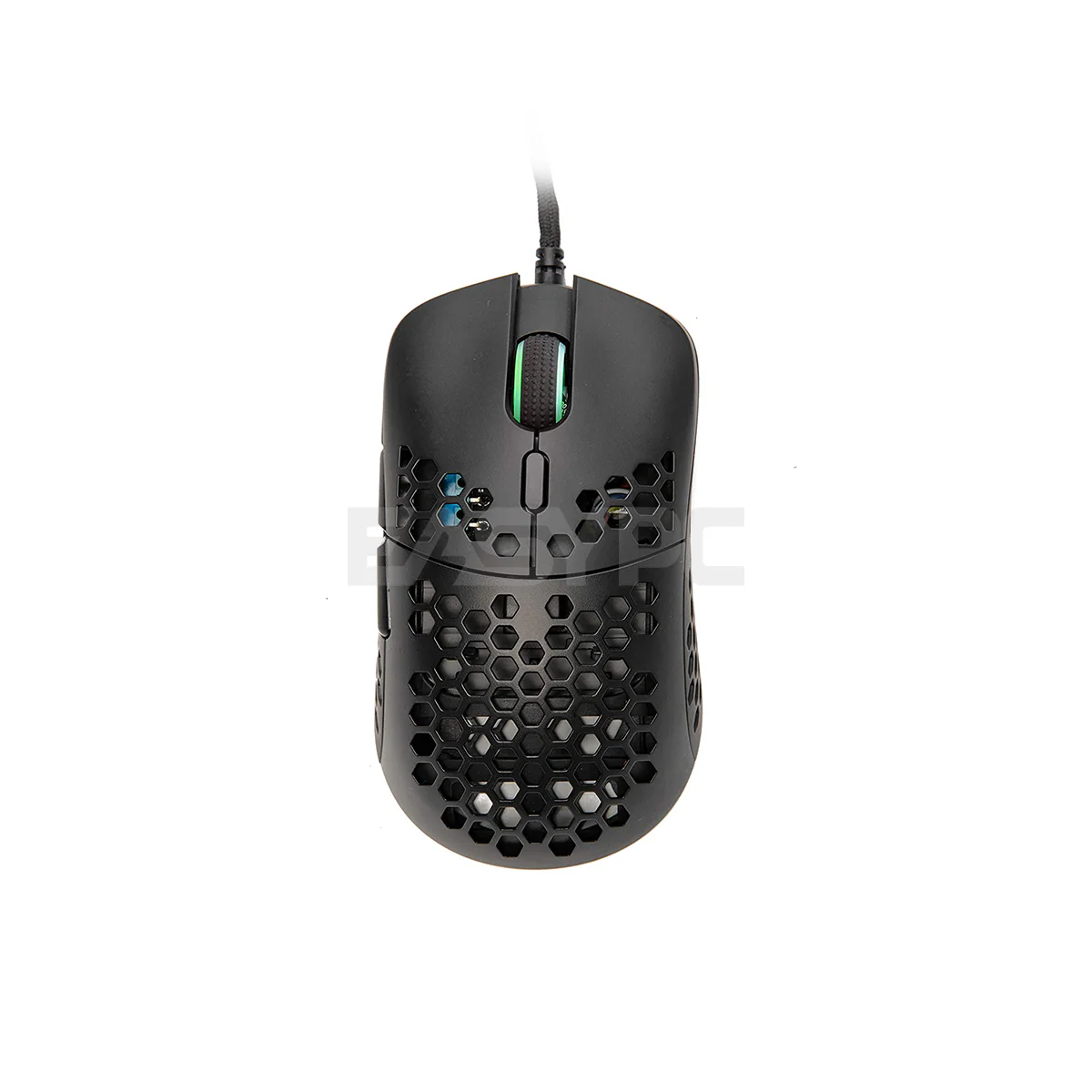 HK Gaming - Mira M RGB Gaming Mouse - Ultra Lightweight Honeycomb Shell/Wired/ Black / Medium/PWM3360 Sensor (4895233303921) 4JTP  HKMi1727