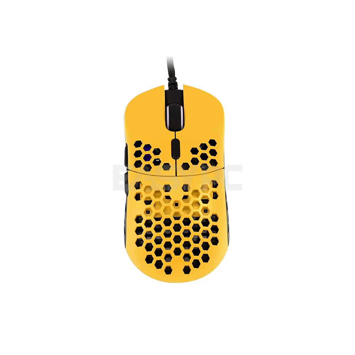 HK Gaming - Mira M RGB Gaming Mouse - Ultra Lightweight Honeycomb Shell/Wired/Bubblebee Yellow/Medium Size/PWM3360 Sensor (4895233303945) 4JTP  HKMi1730
