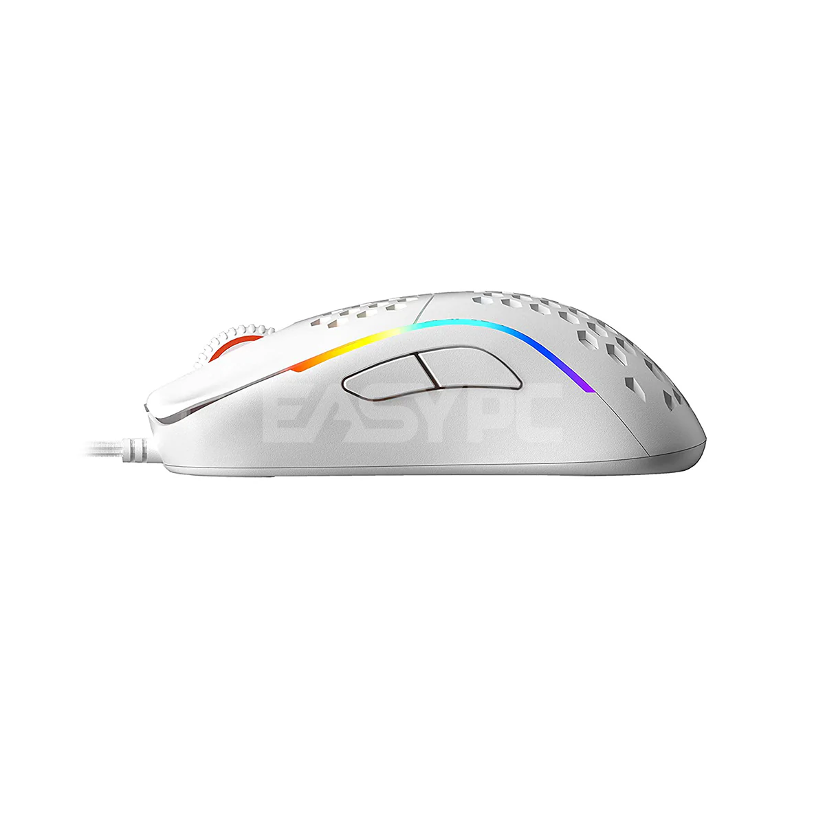 HK Gaming - Naos M RGB Gaming Mouse - Ultra Lightwieght Honeycomb Shell/Wired/White/Medium/PWM3360 Sensor (4895233306991) 4JTP HKNa1733 - Image 4