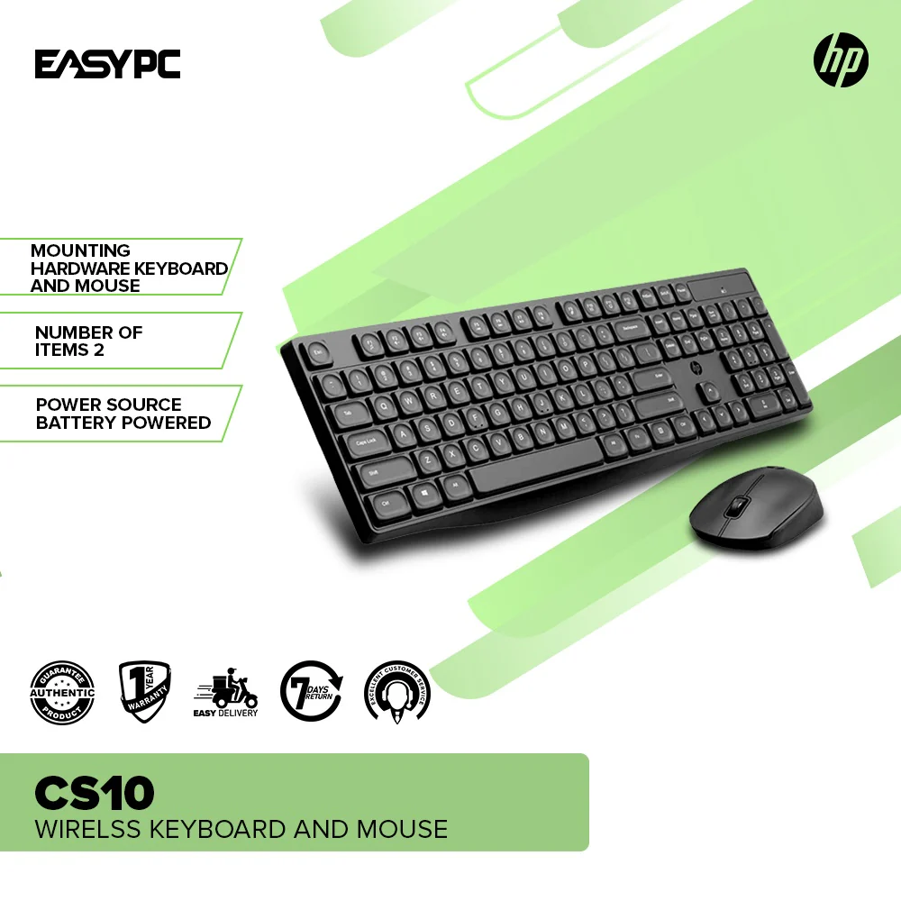 HP CS10 Wireless Keyboard and Mouse - Image 2