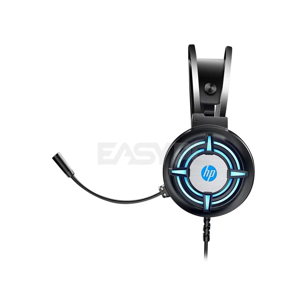 HP H120 Gaming Black Heavy Bass Cool Lights, Noise Cancellation Microphone Gaming Headset - Image 3