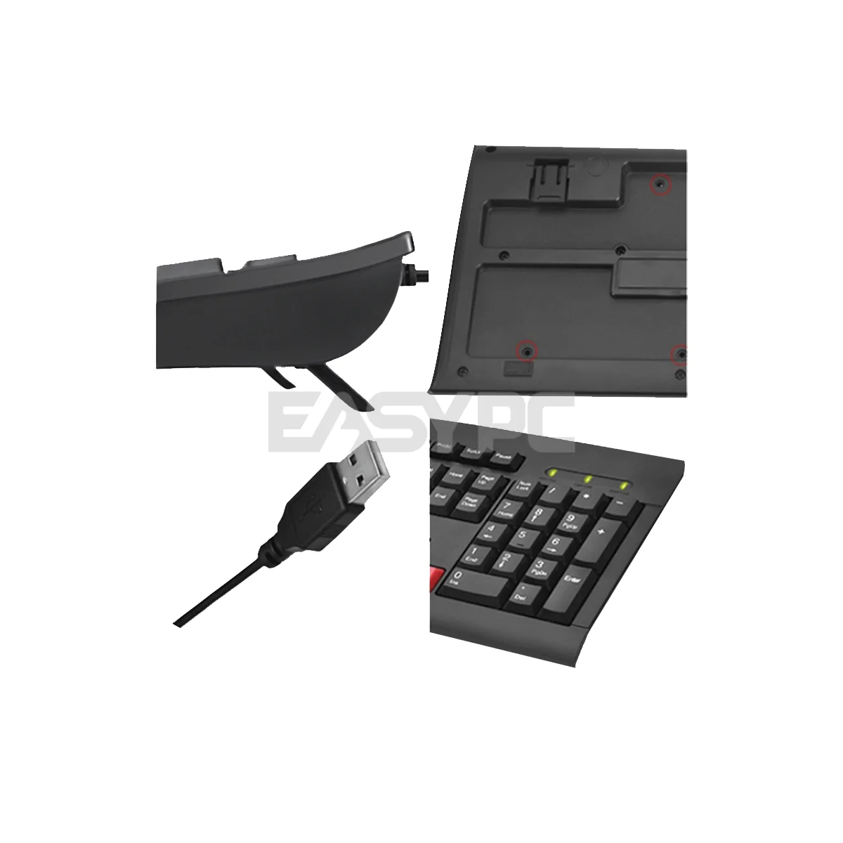 HP KM100 USB Keyboard and Mouse - Image 4