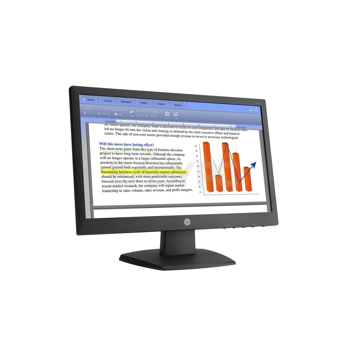 Hp V194 Led 18.5-inch Monitor - Image 2