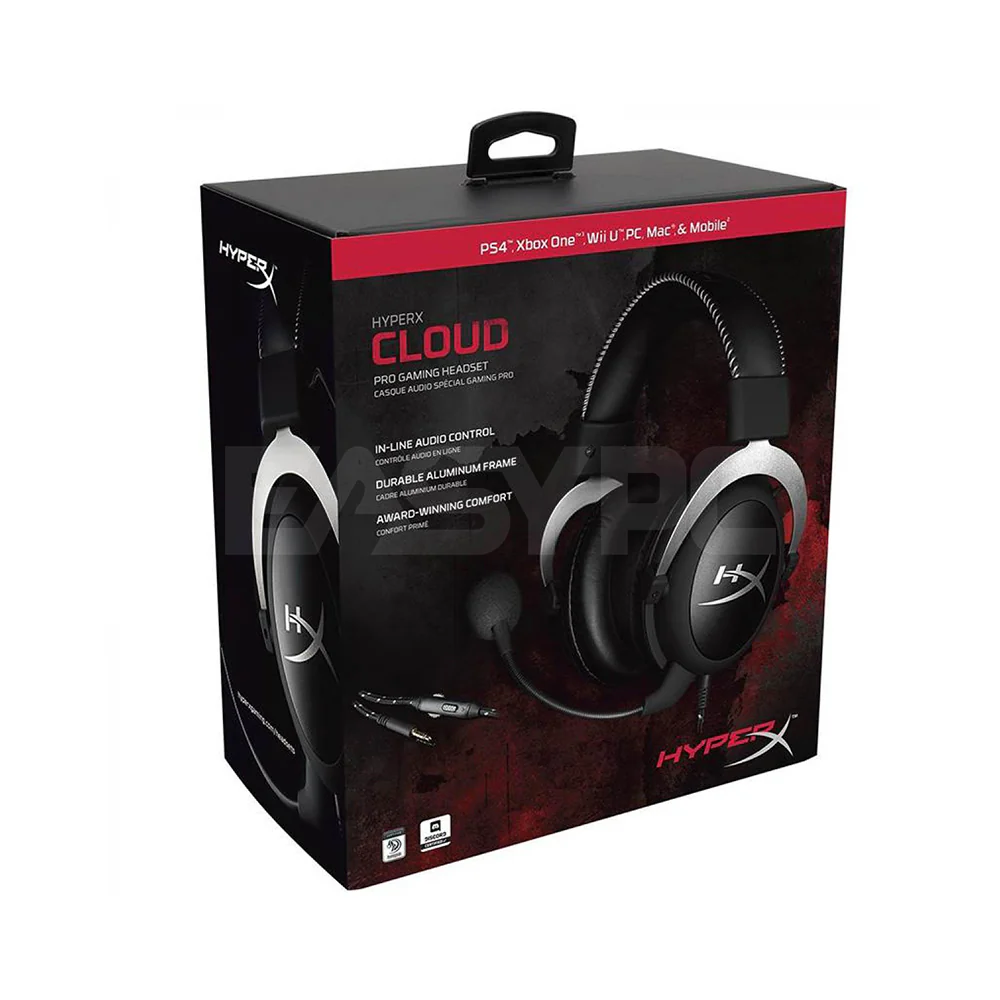 HyperX Cloud Silver Gaming Headset - Image 3