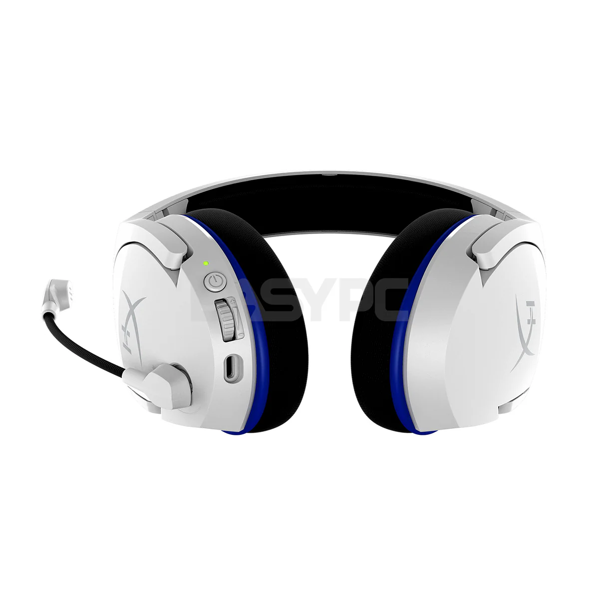 HyperX Cloud Stinger Core, Immersive in-game audio, Convenient onboard audio controls, Swivel-to-mute noise-cancelling mic, Durable, adjustable steel sliders Wireless White Gaming Headset for PS4 and PS5 (HHSS1C-KB-WT/G) 1ION - Image 5