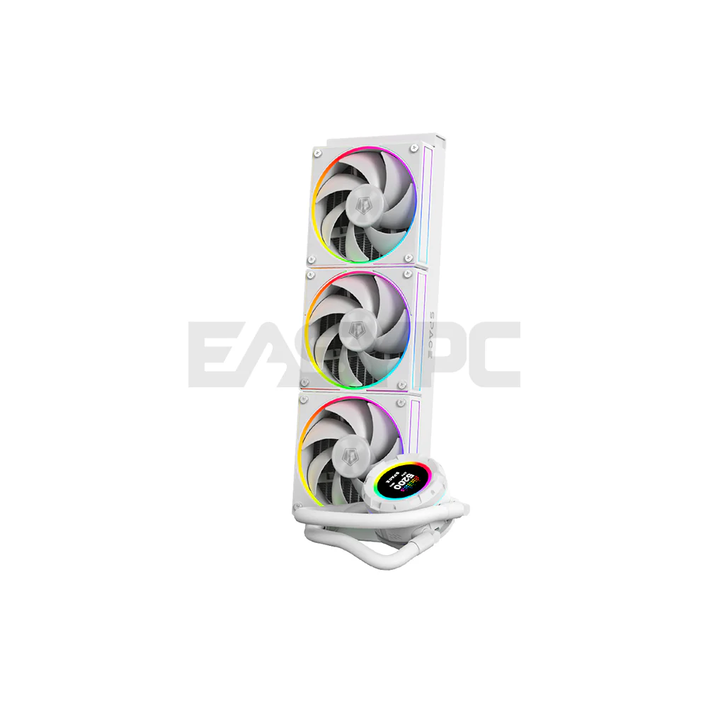 ID Cooling SPACE LCD SL360 AIO Liquid Cooling White - Image 3