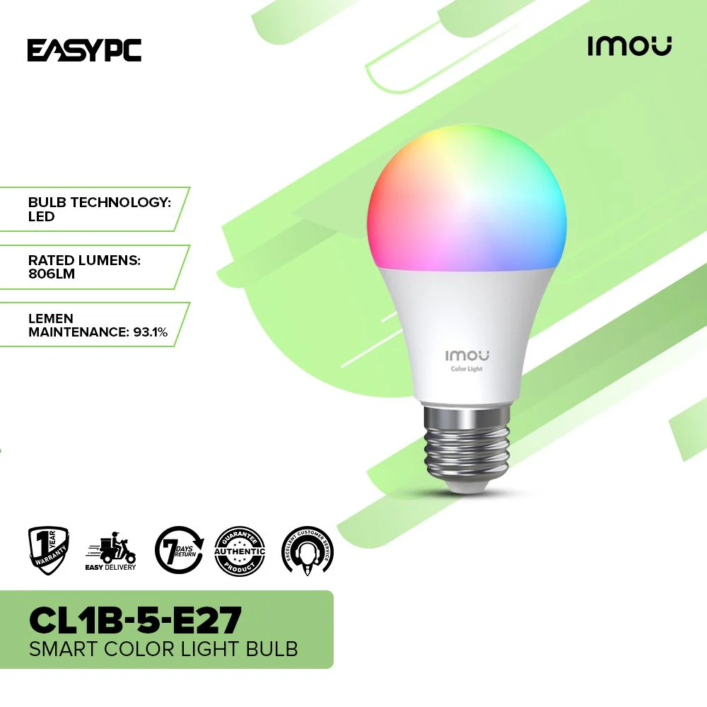 Imou CL1B-5-E27 Smart Color Light Bulb - Image 2