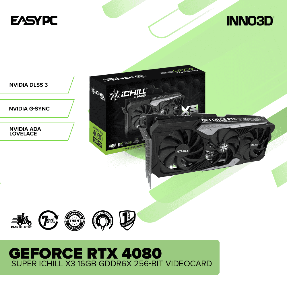 INNO3D NVIDIA® GeForce RTX™ 4080 Super iChill X3 16GB GDDR6X 256-Bit Videocard - Image 2