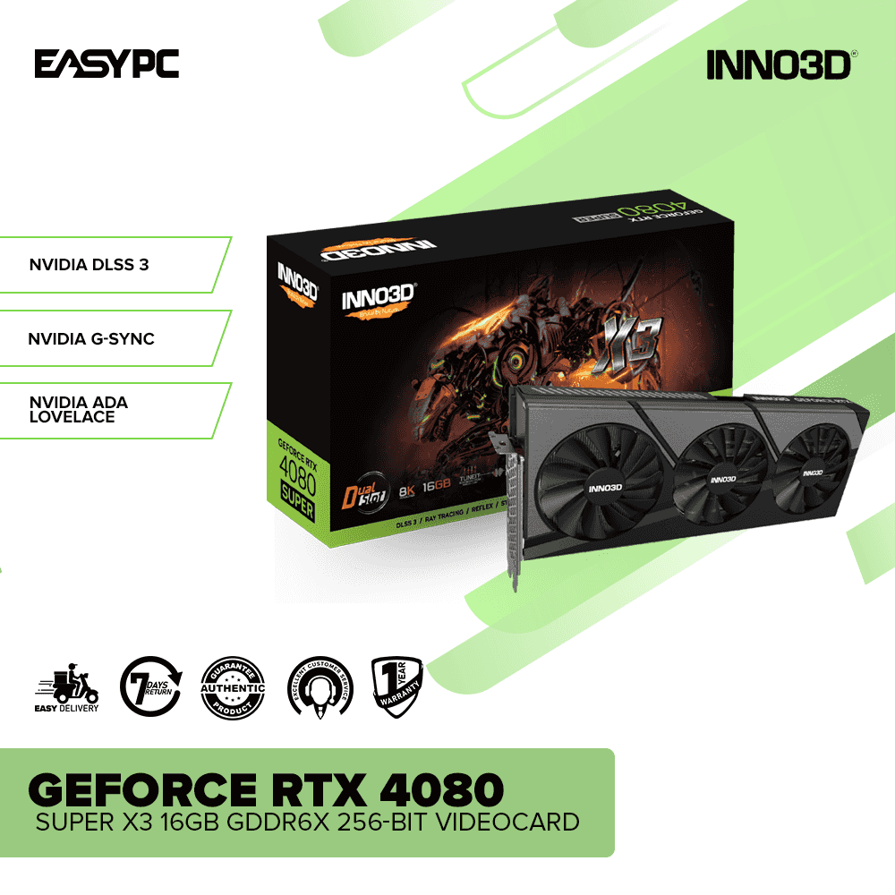 INNO3D NVIDIAÂ® GeForce RTXÂ™ 4080 Super X3 16GB GDDR6X 256-Bit Videocard - Image 2