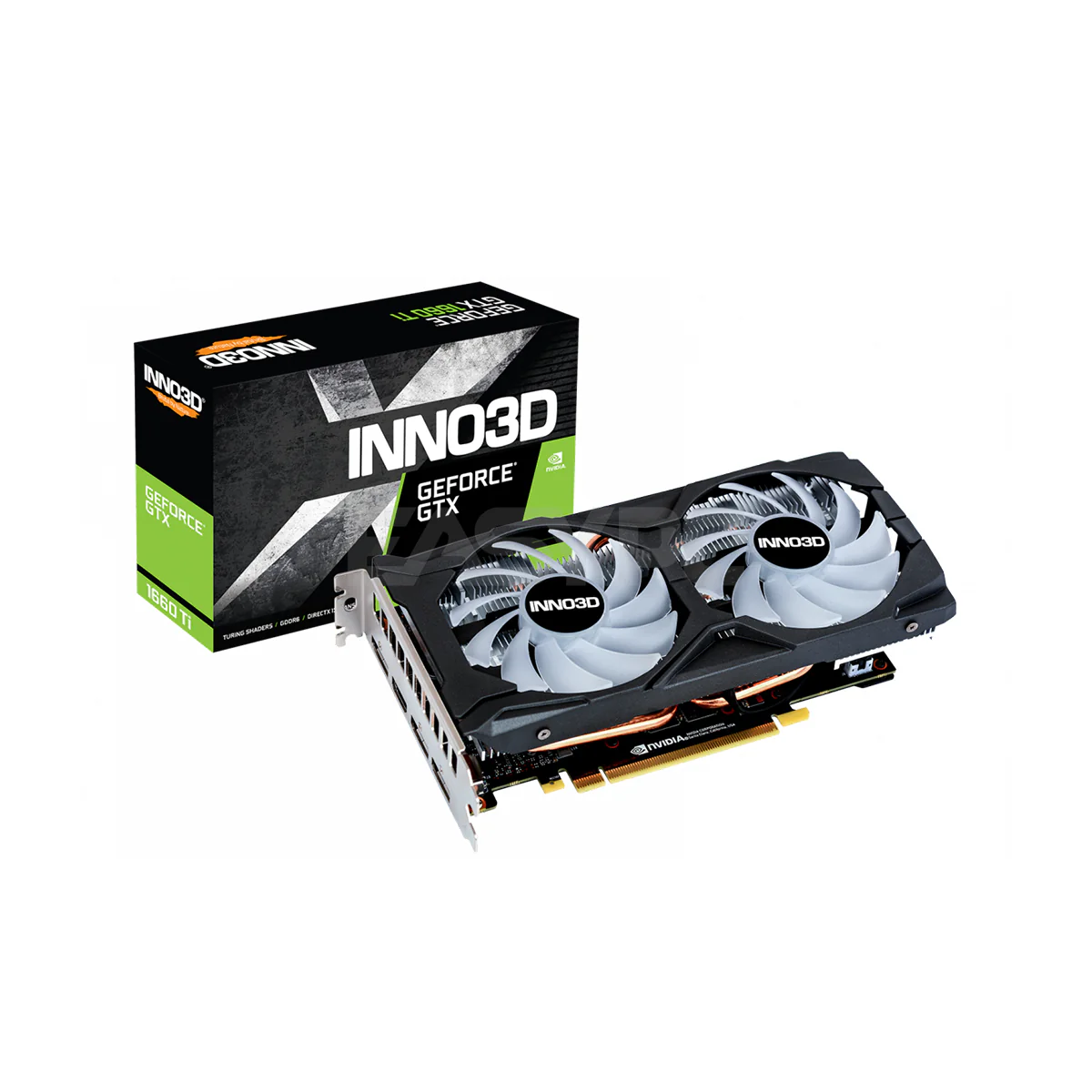 Inno3D NVIDIAÂ® GeForce GTX 1660 Ti Twin X2 OC 6gb 192bit GDdr6 Gaming Videocard RGB - Image 8