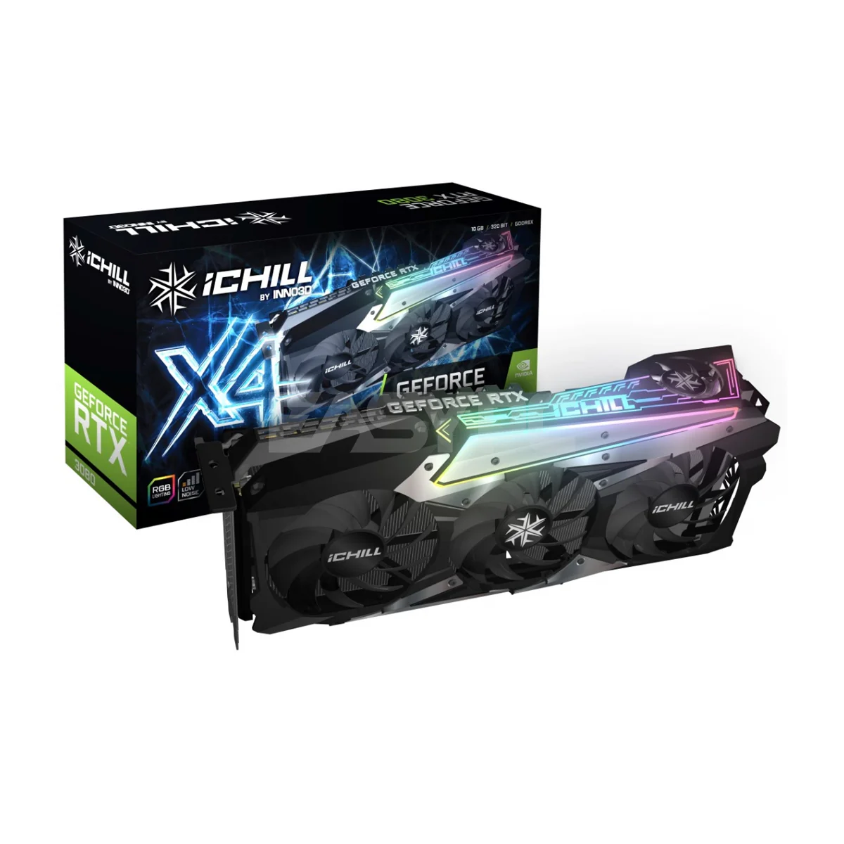 Inno3D iChill NVIDIA® GeForce RTX™ 3080 X4 Gaming Videocard 10gb 320bit GDdr6X