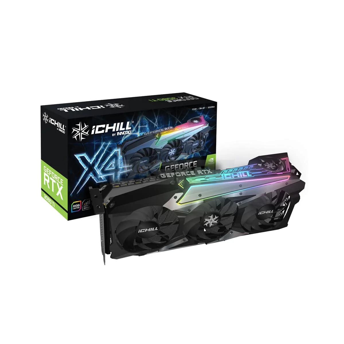 Inno3d iChill NVIDIAÂ® GeForce RTXÂ™ 3080ti X4 C308T4-126XX-1810VA36 12gb 384bit Gaming Videocard