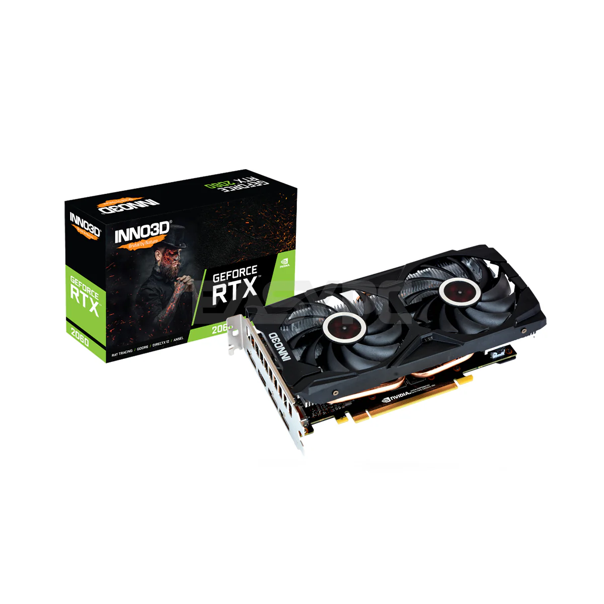 Inno3D NVIDIA® GeForce RTX™ 2060 Gaming OC X2 8gb 256bit GDdr6 Gaming Videocard - Image 6