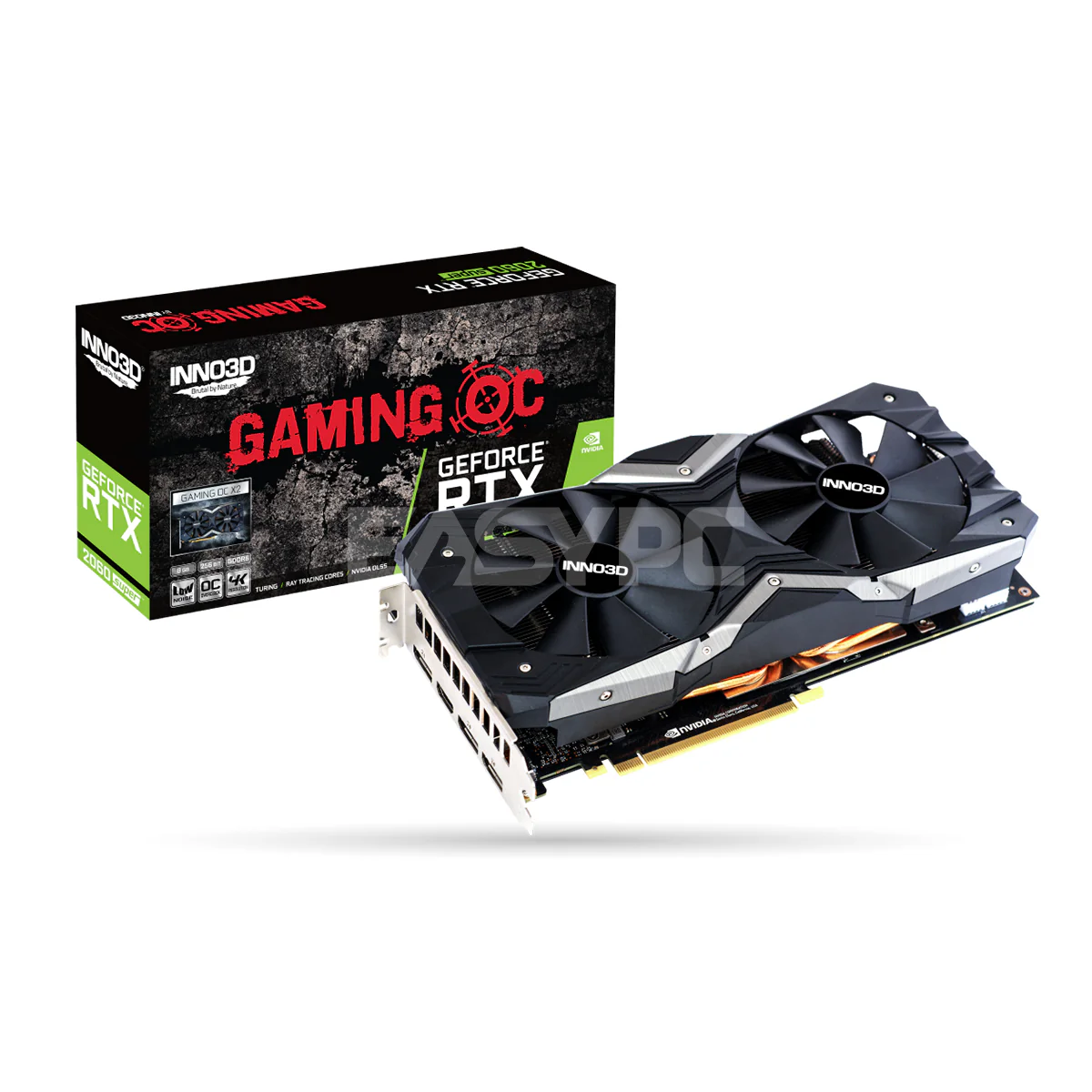 Inno3D NVIDIAÂ® GeForceRTXÂ™ 2060 Super Gaming OC 8gb 256bit GDdr6 Gaming Videocard