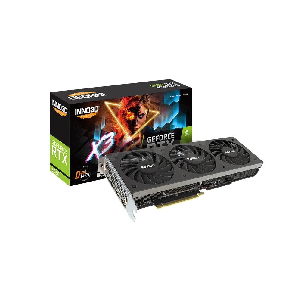 Inno3d NVIDIA® GeForce RTX™ 3080 X3 N30803-106X-1810VA44H 10gb 320bit GDdr6X Gaming Videocard - Image 4