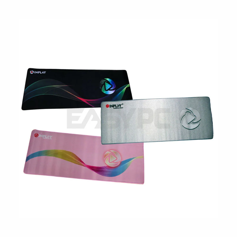 Inplay Extended 800mmx300mm Black, Gray, Pink Water Resistant Extended Size Mousepad - Image 4