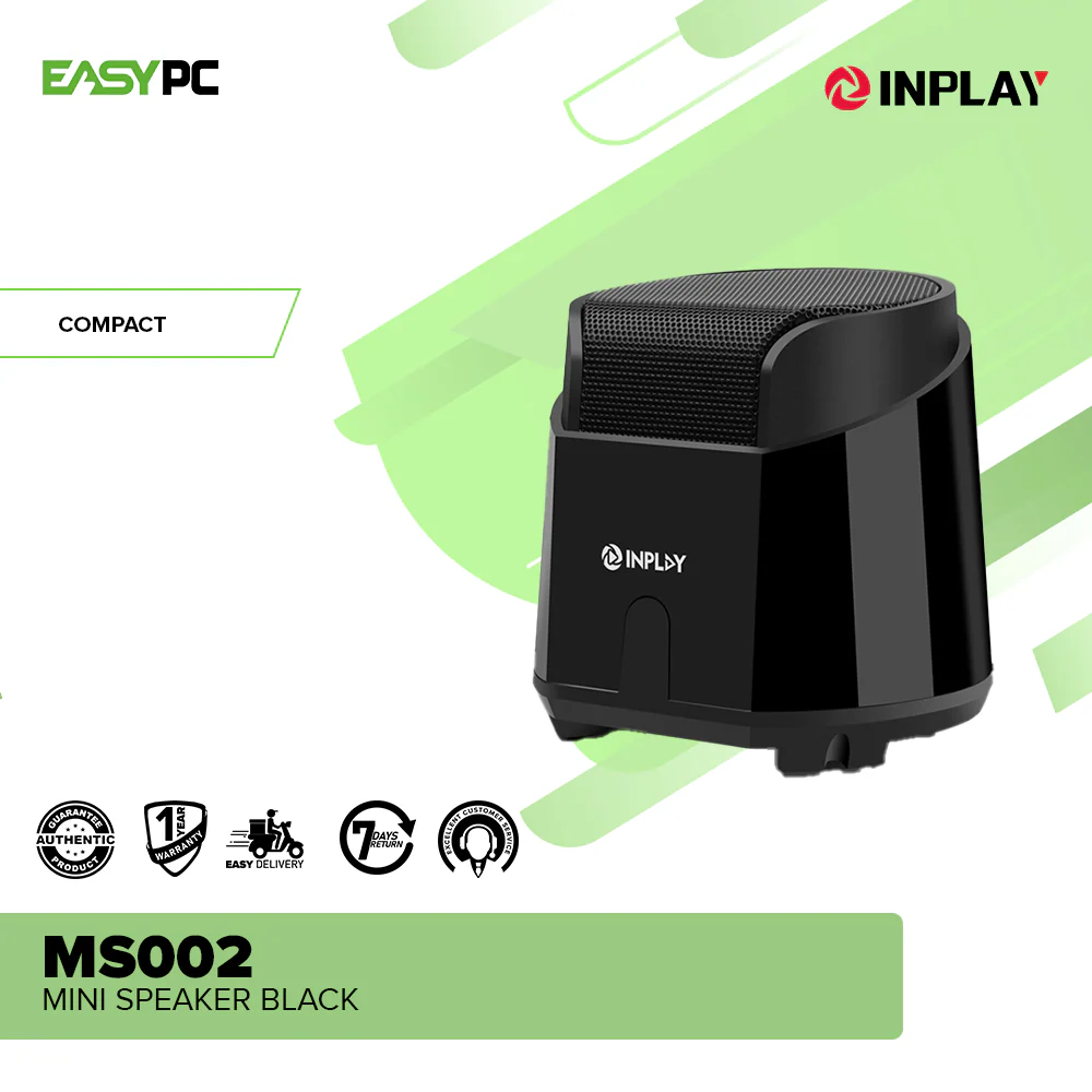 InPlay MS002 Mini Speaker Black - Image 6