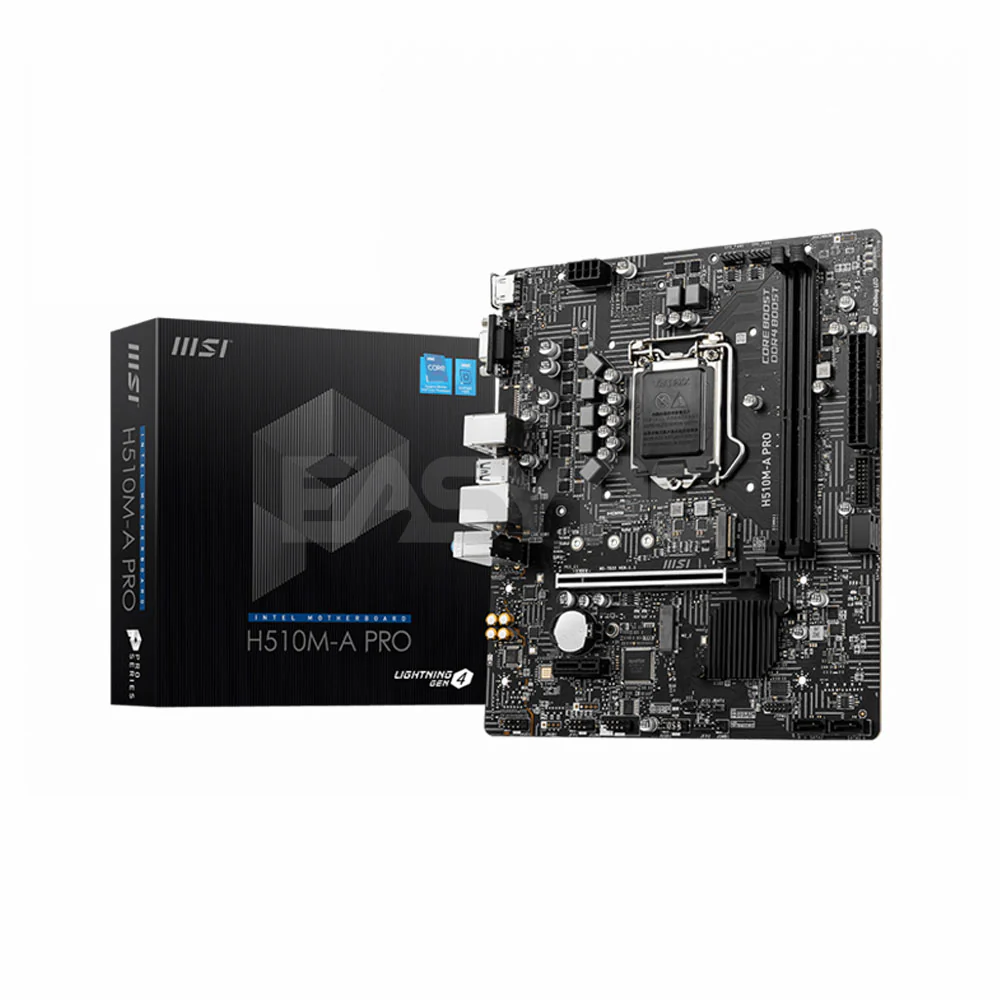 Intel Core i3-10100 Processor + MSI H510-A Pro Motherboard - Image 4