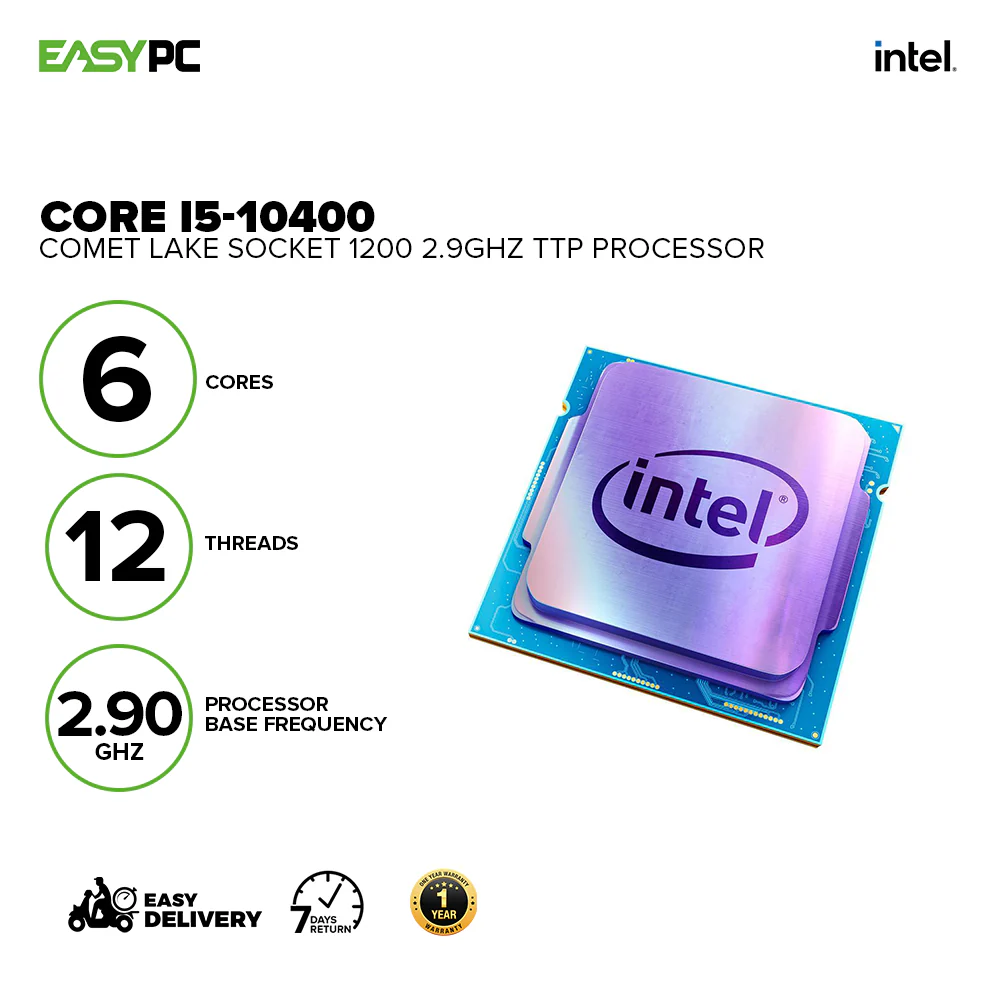10th Generation Intel Core I5-10400 1200 2.9GHz CPU - No Box - Image 2