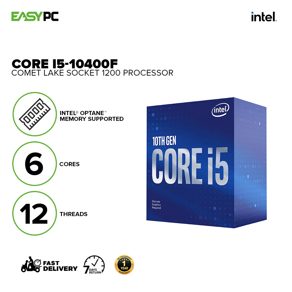10th Generation Intel Core I5-10400F 1200 2.9GHz CPU - Image 2
